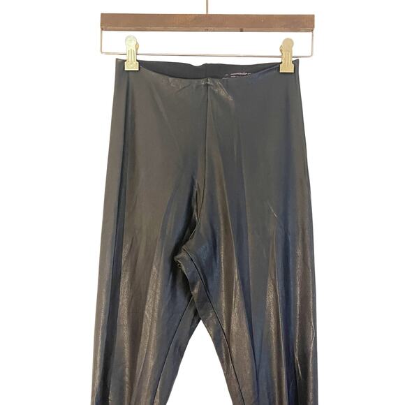 COMMANDO Faux Leather Leggings Black Medium M - Picture 5 of 10